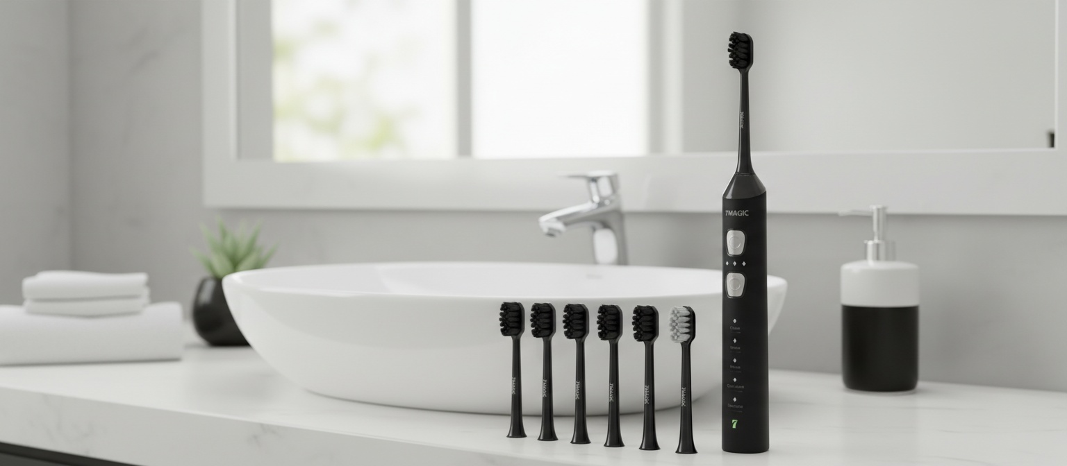 Die perfekte elektrische Zahnbürste für strahlend saubere Zähne – 7MAGIC Sonic Electric im Test